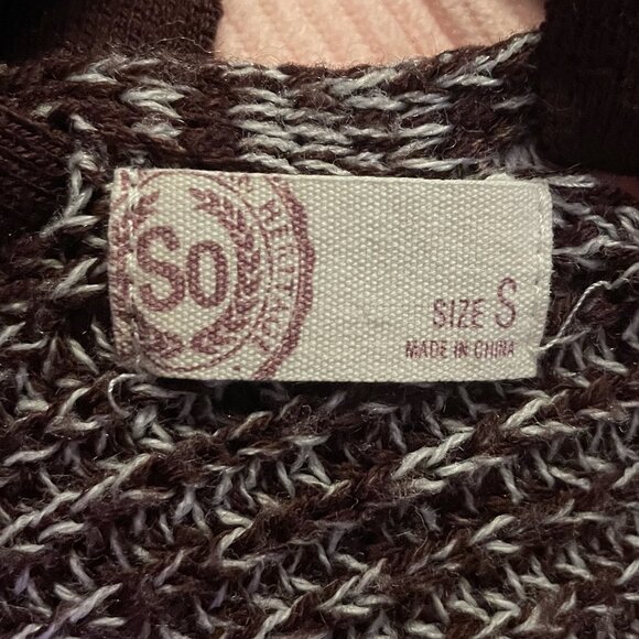 SO Plum Sweater - Picture 3 of 3